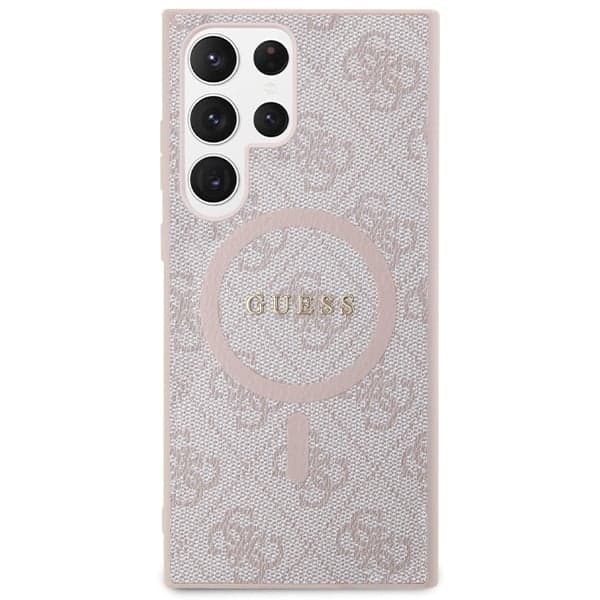 Guess Collection Leather Metal Logo - Samsung Galaxy S24 Ultra - Ροζ 3