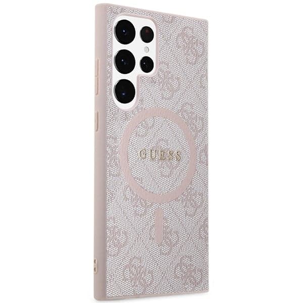 Guess Collection Leather Metal Logo - Samsung Galaxy S24 Ultra - Ροζ 4