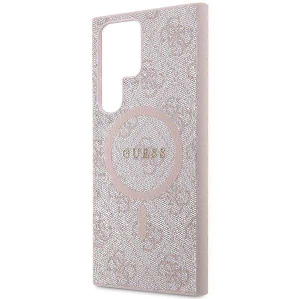 Guess Collection Leather Metal Logo - Samsung Galaxy S24 Ultra - Ροζ 6