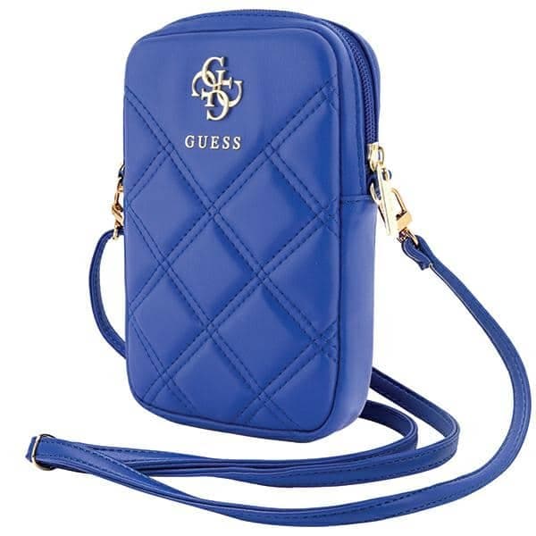 Guess Τσάντα GUWBZPSQSSGB μπλέ Zip Quilted 4G