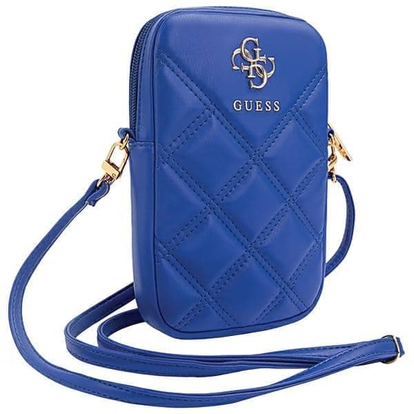 Guess Τσάντα GUWBZPSQSSGB μπλέ Zip Quilted 4G 3