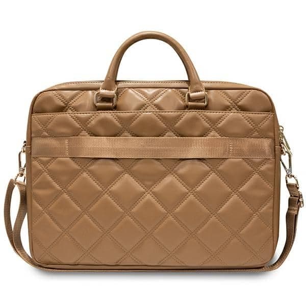 Guess Τσάντα GUCB15ZPSQSSGW 16" καφέ/brown Quilted 4G 3