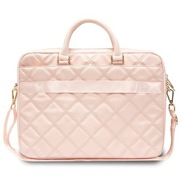 Guess Τσάντα GUCB15ZPSQSSGP 16" ροζ/pink Quilted 4G 3