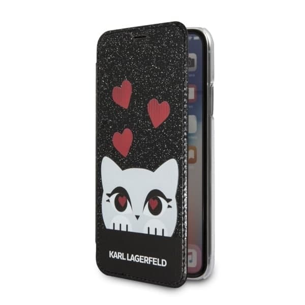 Karl Lagerfeld Valentine - θήκη για Apple iPhone X/Xs - Μαύρο 2