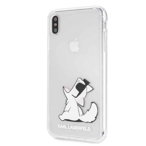 Karl Lagerfeld Choupette Fun - θήκη για Apple iPhone XS Max - Διάφανο 2