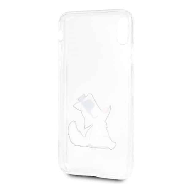 Karl Lagerfeld Choupette Fun - θήκη για Apple iPhone XS Max - Διάφανο 4