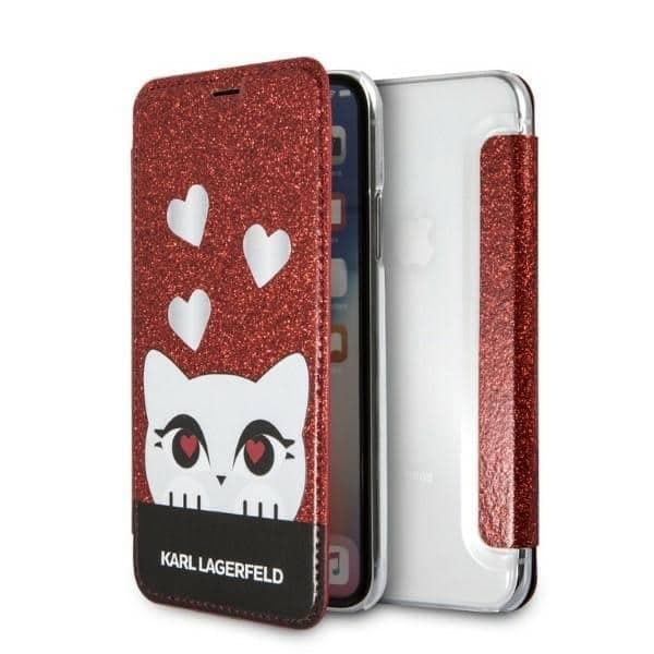 Karl Lagerfeld Valentine - θήκη για Apple iPhone X/XS - Κόκκινο