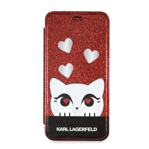 Karl Lagerfeld Valentine - θήκη για Apple iPhone X/XS - Κόκκινο 6