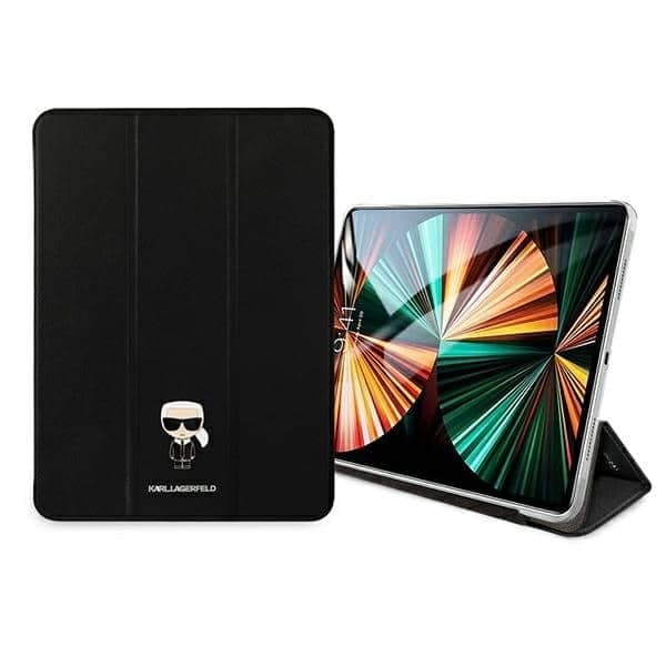 Karl Lagerfeld KLFC11OKMK Θήκη βιβλίου iPad 11" Pro 2021 μαύρη/black Saffiano Karl Iconic 4
