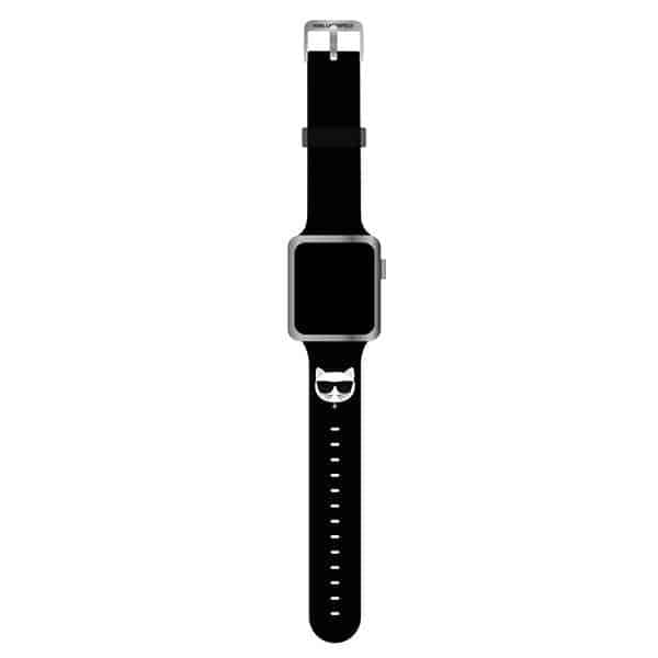 Karl Lagerfeld Choupette - θήκη για Apple Watch 42mm (1st gen) / 44mm 45mm 49mm SE (2022) Ultra - Μαύρο