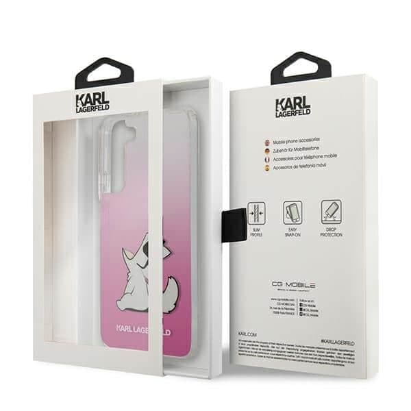 Karl Lagerfeld Choupette Fun - θήκη για Samsung S22+ / S906 - Ροζ 8