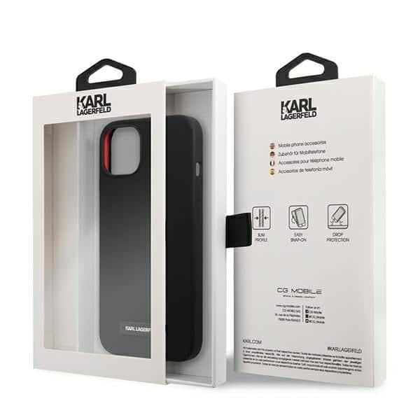 Karl Lagerfeld Silicone - θήκη για Apple iPhone 13 mini - Μαύρο 8