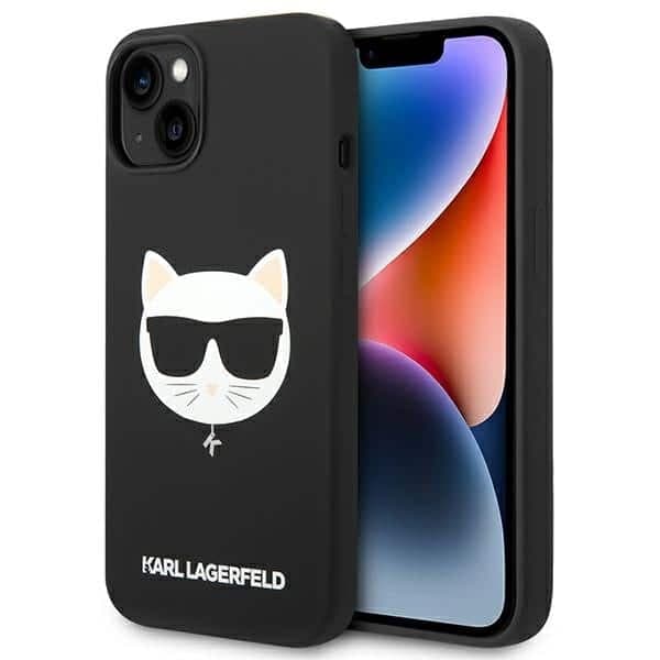 Karl Lagerfeld Silicone Choupette - Apple iPhone 14 Plus / 15 - Μαύρο