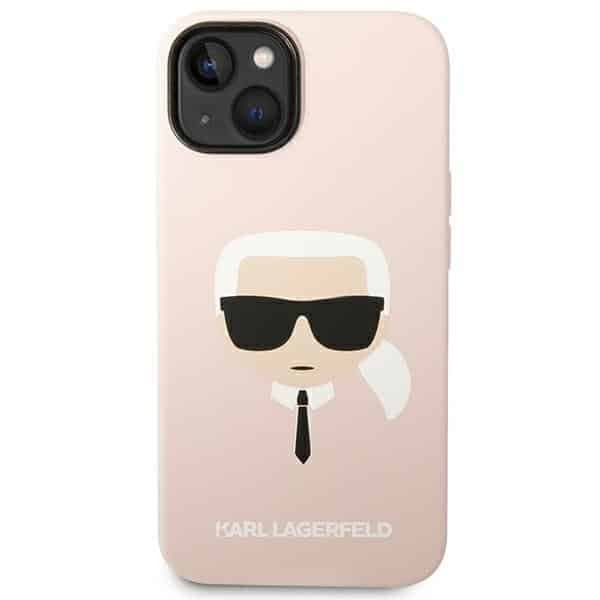Karl Lagerfeld Silicone Karl`s Head - Apple iPhone 14 Plus / 15 - Ροζ 3