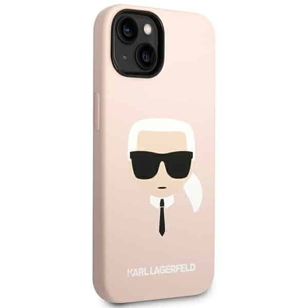 Karl Lagerfeld Silicone Karl`s Head - Apple iPhone 14 Plus / 15 - Ροζ 4