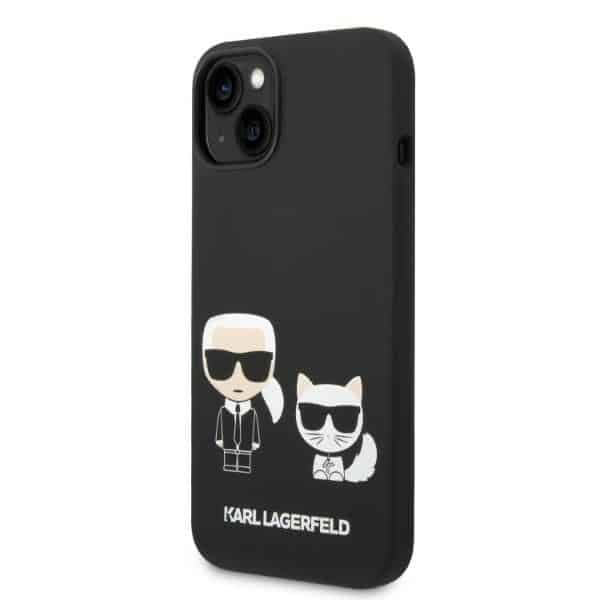 Karl Lagerfeld Silicone Karl & Choupette Magsafe - Apple iPhone 14 Plus / 15 - Μαύρο 2