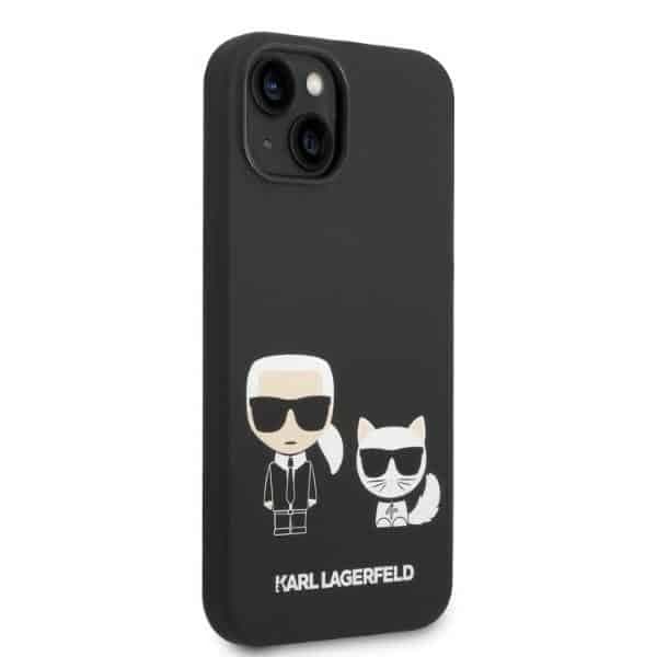 Karl Lagerfeld Silicone Karl & Choupette Magsafe - Apple iPhone 14 Plus / 15 - Μαύρο 4