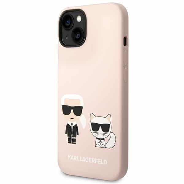 Karl Lagerfeld Silicone Karl & Choupette Magsafe - Apple iPhone 14 Plus / 15 - Ροζ 2
