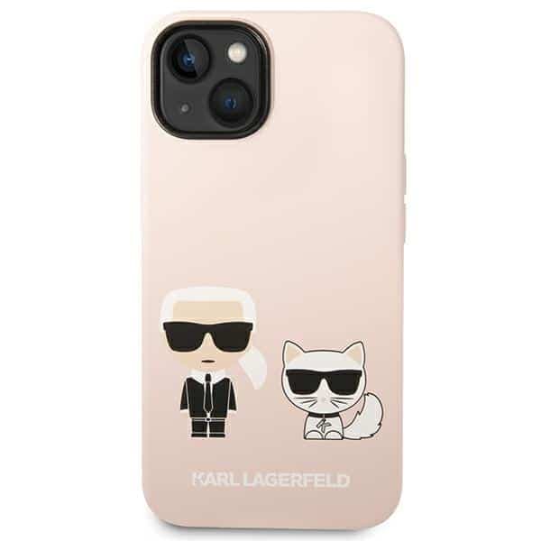 Karl Lagerfeld Silicone Karl & Choupette Magsafe - Apple iPhone 14 Plus / 15 - Ροζ 3