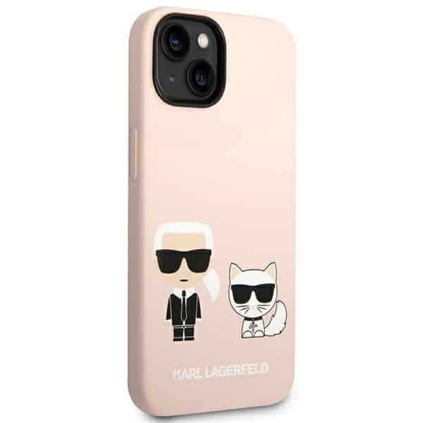 Karl Lagerfeld Silicone Karl & Choupette Magsafe - Apple iPhone 14 Plus / 15 - Ροζ 4