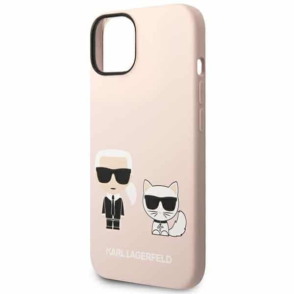 Karl Lagerfeld Silicone Karl & Choupette Magsafe - Apple iPhone 14 Plus / 15 - Ροζ 6