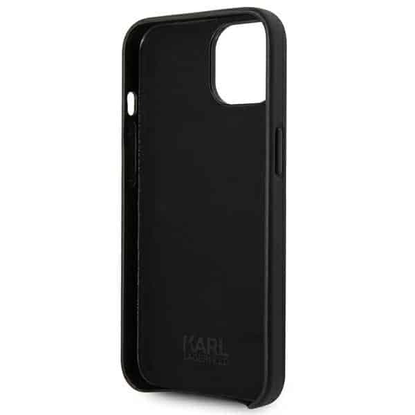 Karl Lagerfeld Leather Perforated Logo - θήκη για Apple iPhone 14 Plus - Μαύρο 7