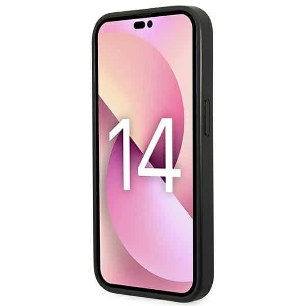 Karl Lagerfeld Saffiano Karl`s Head Patch - θήκη για Apple iPhone 14 Pro - Διάφανο 5