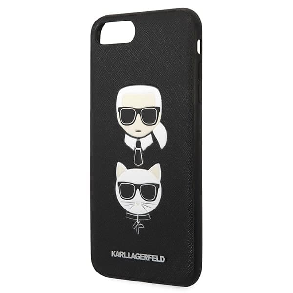 Karl Lagerfeld Saffiano Karl&Choupette - θήκη για Apple iPhone 7 Plus / 8 - Μαύρο 6