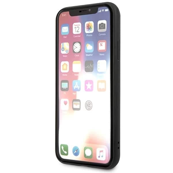 Karl Lagerfeld Saffiano Karl&Choupette Head - θήκη για Apple iPhone X / XS - Μαύρο 6