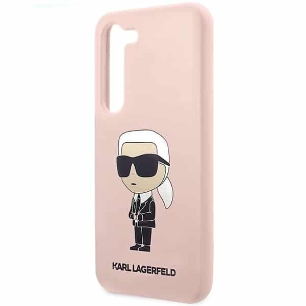 Karl Lagerfeld Silicone Ikonik - θήκη για Samsung Galaxy S23 - Ροζ 6