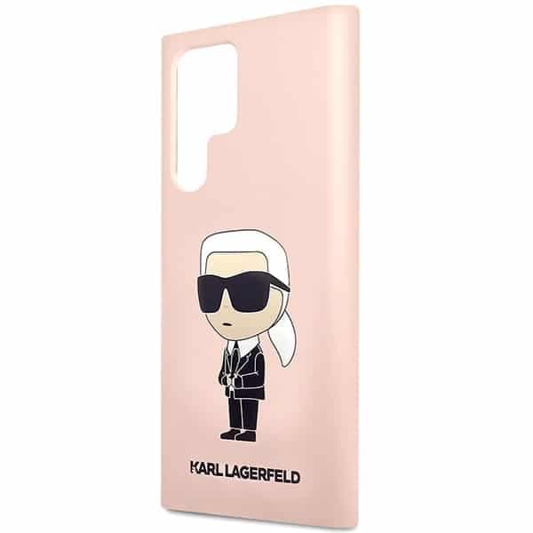 Karl Lagerfeld Silicone Ikonik - θήκη για Samsung Galaxy S23 Ultra - Ροζ 6
