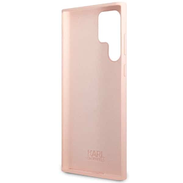 Karl Lagerfeld Silicone Ikonik - θήκη για Samsung Galaxy S23 Ultra - Ροζ 7