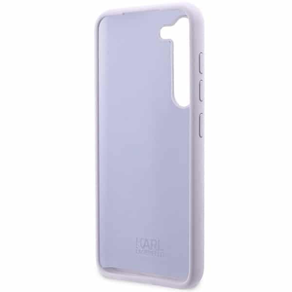 Karl Lagerfeld Silicone Ikonik - θήκη για Samsung Galaxy S23+ - Μωβ 7