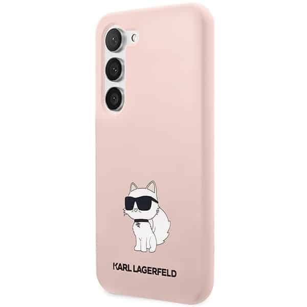 Karl Lagerfeld Silicone Choupette - θήκη για Samsung Galaxy S23 - Ροζ 2