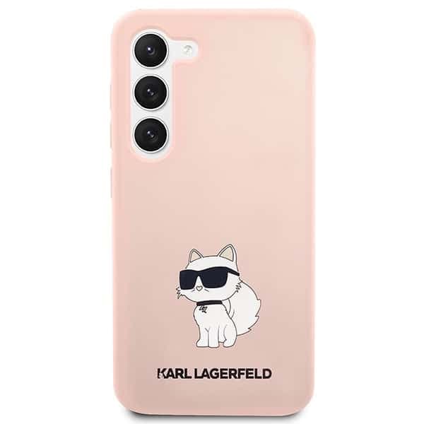 Karl Lagerfeld Silicone Choupette - θήκη για Samsung Galaxy S23 - Ροζ 3