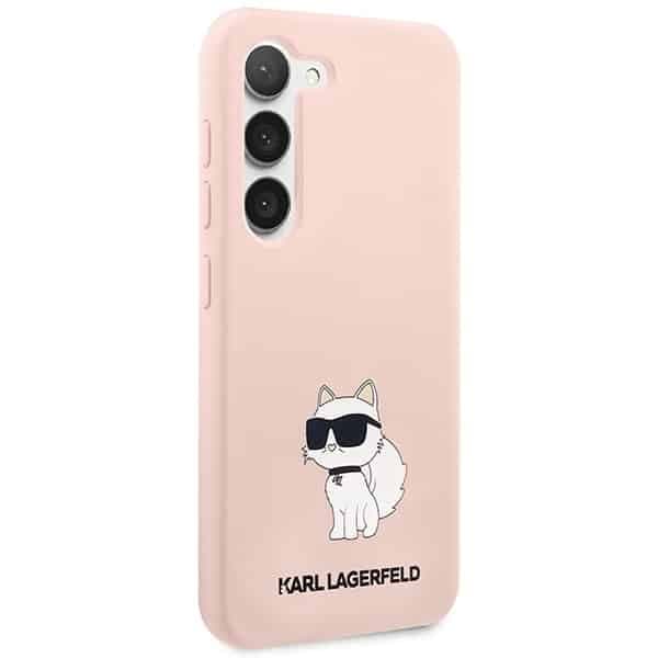 Karl Lagerfeld Silicone Choupette - θήκη για Samsung Galaxy S23 - Ροζ 4