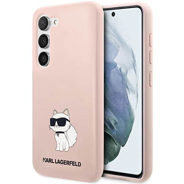 Karl Lagerfeld Silicone Choupette - θήκη για Samsung Galaxy S23+ - Ροζ