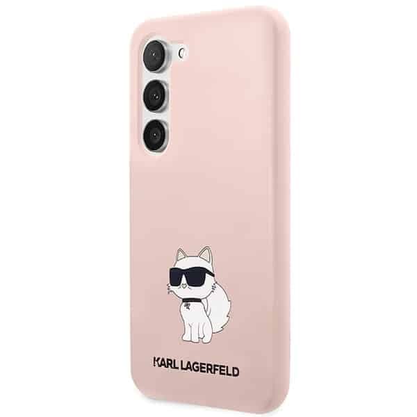 Karl Lagerfeld Silicone Choupette - θήκη για Samsung Galaxy S23+ - Ροζ 2