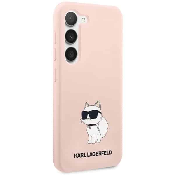 Karl Lagerfeld Silicone Choupette - θήκη για Samsung Galaxy S23+ - Ροζ 4