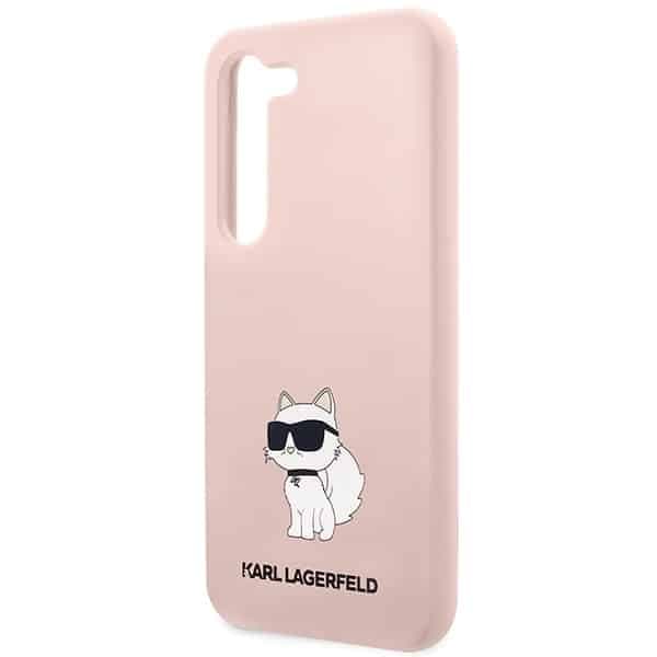 Karl Lagerfeld Silicone Choupette - θήκη για Samsung Galaxy S23+ - Ροζ 6