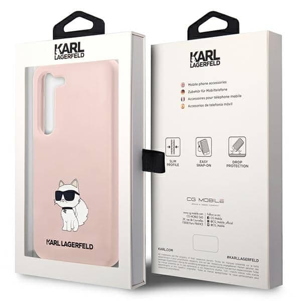 Karl Lagerfeld Silicone Choupette - θήκη για Samsung Galaxy S23+ - Ροζ 8