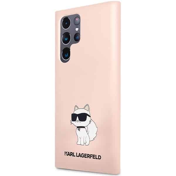 Karl Lagerfeld Silicone Choupette - θήκη για Samsung Galaxy S23 Ultra - Ροζ 2
