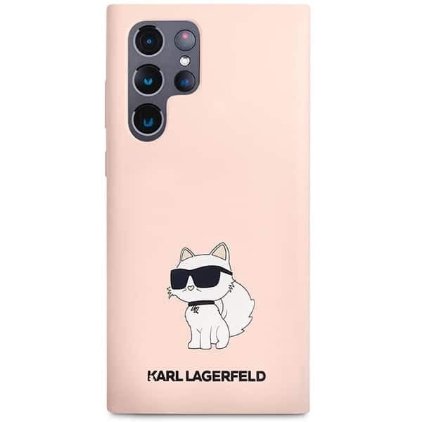 Karl Lagerfeld Silicone Choupette - θήκη για Samsung Galaxy S23 Ultra - Ροζ 3