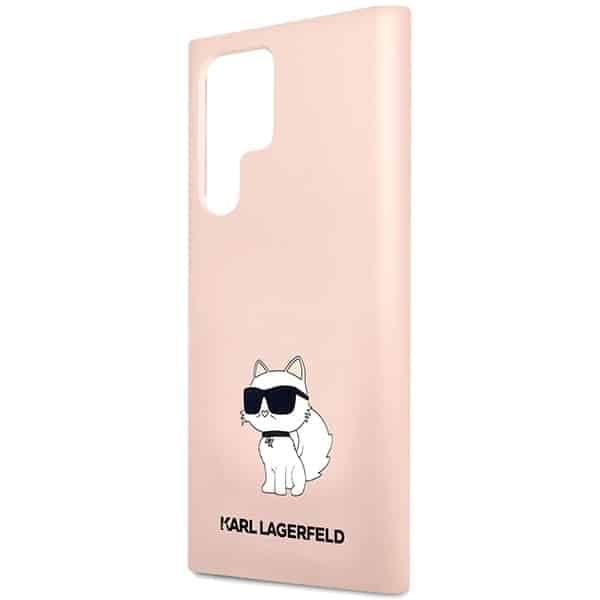 Karl Lagerfeld Silicone Choupette - θήκη για Samsung Galaxy S23 Ultra - Ροζ 6