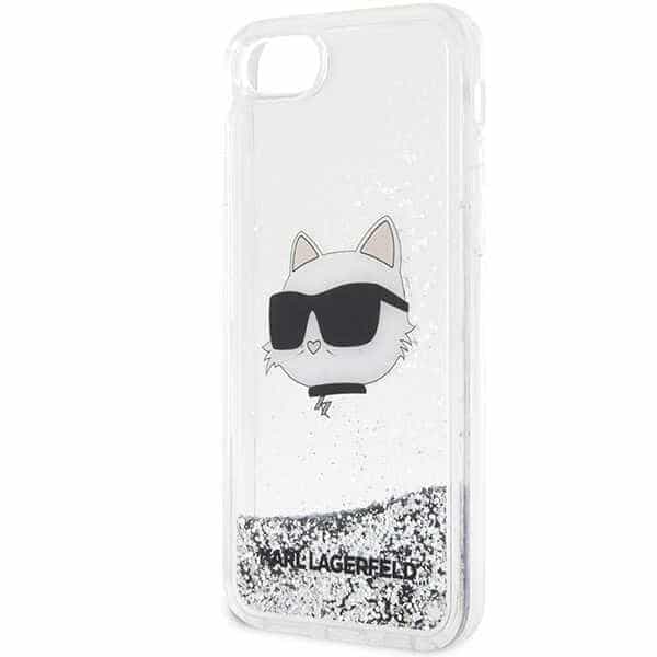 Karl Lagerfeld Glitter Choupette Head - θήκη για Apple iPhone 7/8/ SE 2020 / 2022 - Διάφανο 6