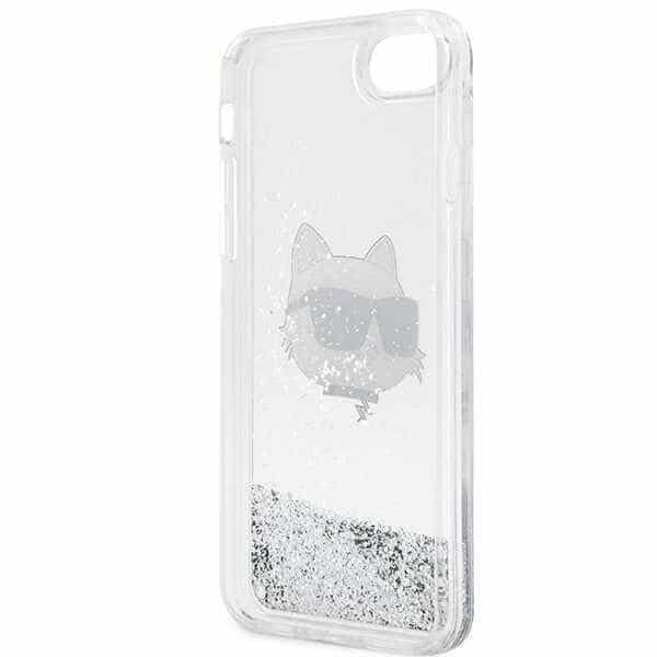 Karl Lagerfeld Glitter Choupette Head - θήκη για Apple iPhone 7/8/ SE 2020 / 2022 - Διάφανο 7