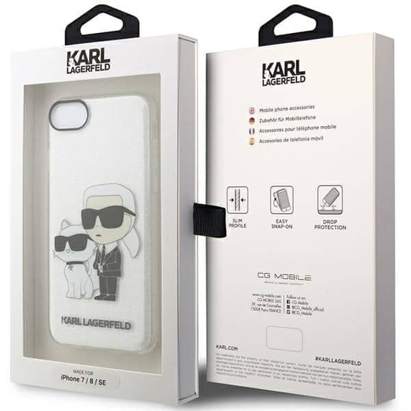 Karl Lagerfeld Karl&Choupette - θήκη για Apple iPhone 7 / 8 SE 2020 2022 - Διάφανο 8