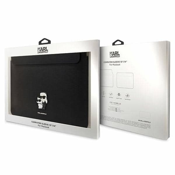 Karl Lagerfeld Θήκη KLCS14SAKCPMK 14" μαύρο Saffiano Karl&Choupette 4
