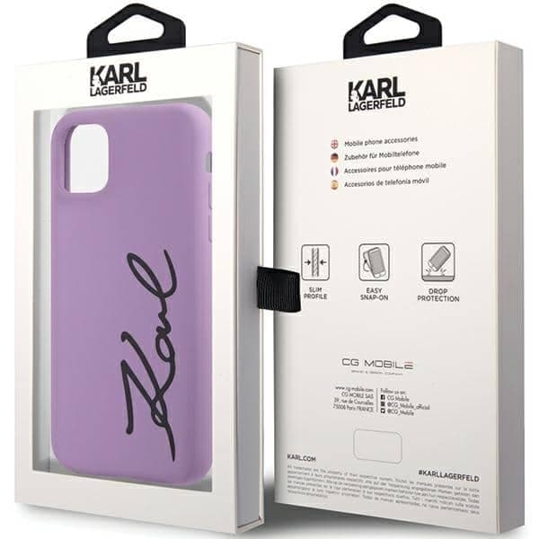 Karl Lagerfeld Silicone - Apple iPhone 11 / XR - Μωβ 8
