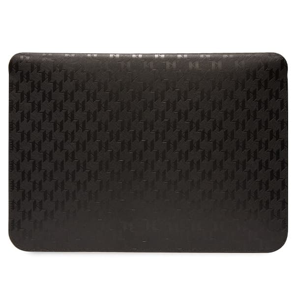 Karl Lagerfeld Θήκη KLCS16SAKHPKK 16" μαύρη/black Saffiano Monogram Ikonik 3